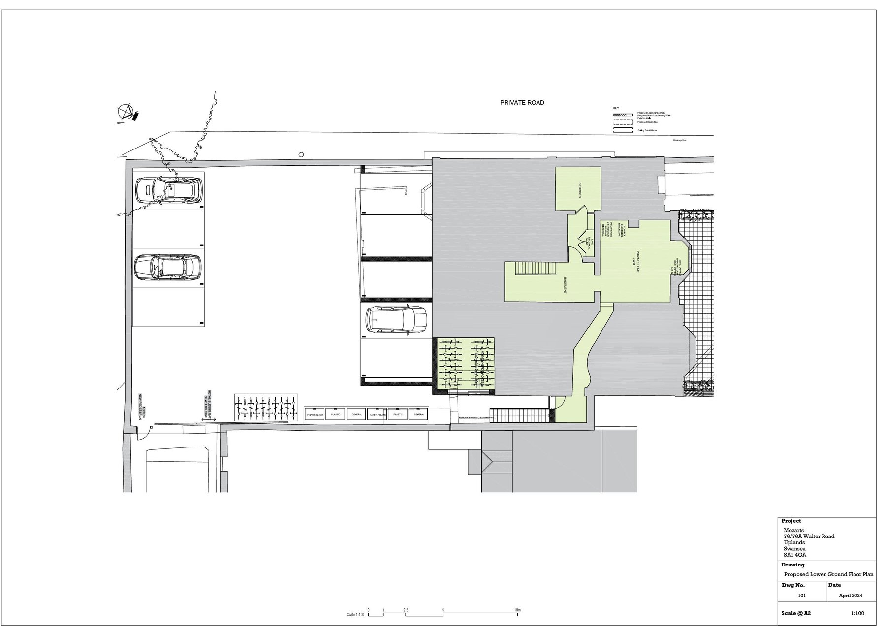 Lower ground floor plan