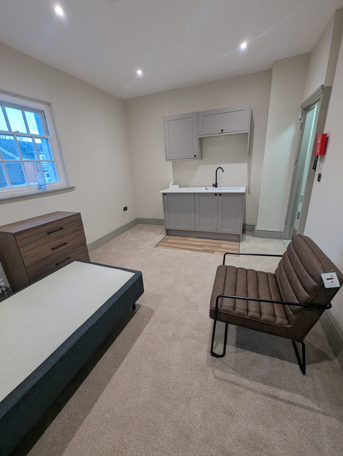 Studio room at Mozarts with kitchenette installed